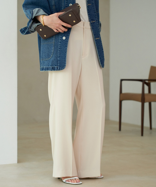 plage washable straight パンツ plage（プラージュ）の「《追加》washable straight パンツ6