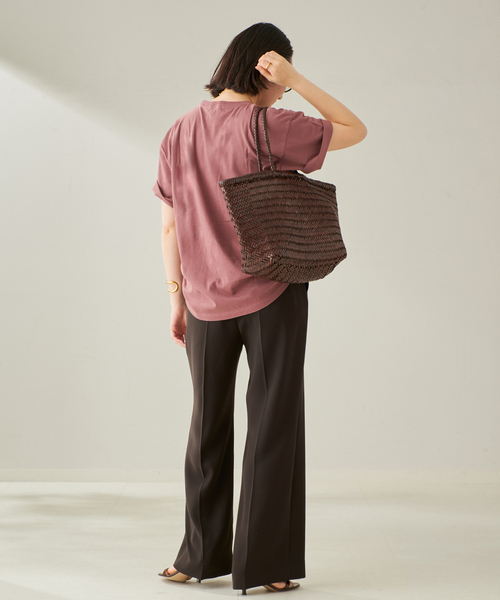 plage スラックス パンツ 「追加」washable straight 3