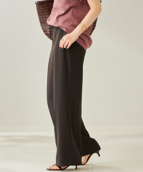 plage スラックス パンツ 「追加」washable straight 3
