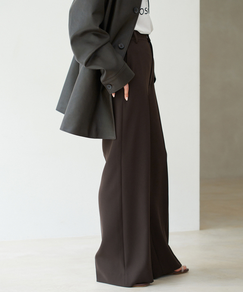 未使用 Plage 23年 ドライ タック ストレート パンツ プラージュ 新品 plage（プラージュ）の「ドライストレートパンツ（）」 - WEAR