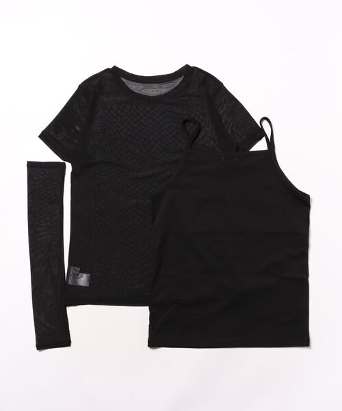PINKHUNT（ピンクハント） tシャツ キャミソール付き シースルーT
