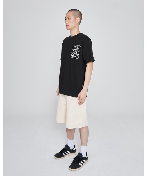 YES EYE SEE ホワイト 長袖カットソー YESEYESEE tシャツ C-Logo Tee メンズ レディース : ZOZOTOWN