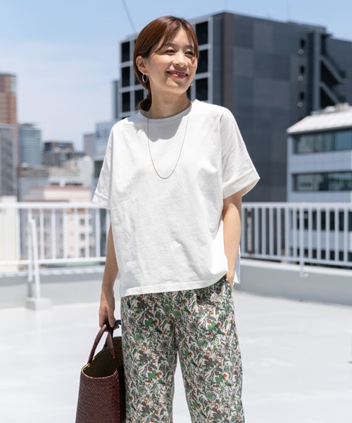 「URBAN RESEARCH DOORS」 半袖Tシャツ MEDIUM オフホワイト レディース