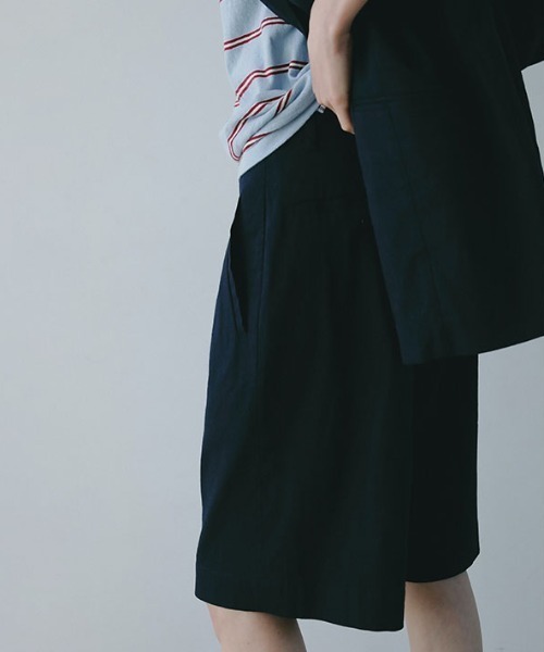 ETRE TOKYO パンツ コットンリネンハーフパンツ レディース