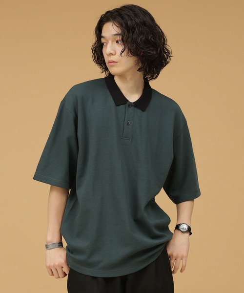 「NANO universe」 半袖Tシャツ L グレー メンズ