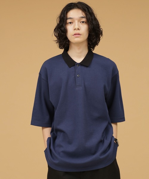 「NANO universe」 半袖Tシャツ L グレー メンズ