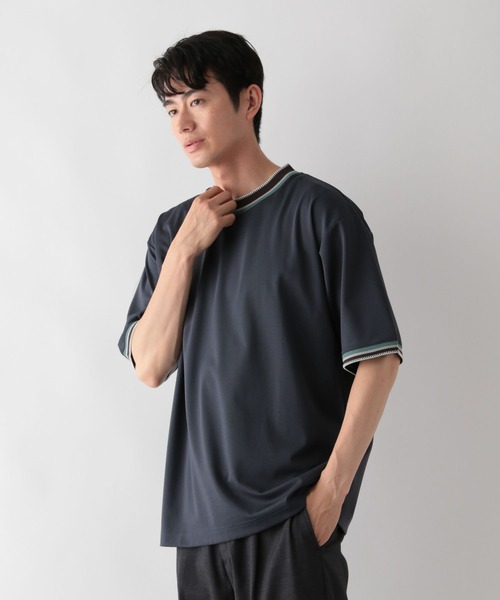 GLOBAL WORK（グローバルワーク） tシャツ ニット切り替え/ポンチT