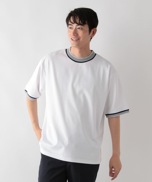 GLOBAL WORK（グローバルワーク） tシャツ ニット切り替え/ポンチT