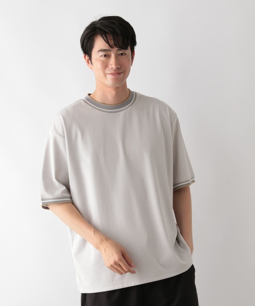 GLOBAL WORK（グローバルワーク） tシャツ ニット切り替え/ポンチT
