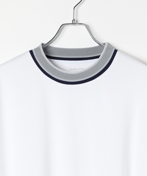 GLOBAL WORK（グローバルワーク） tシャツ ニット切り替え/ポンチT