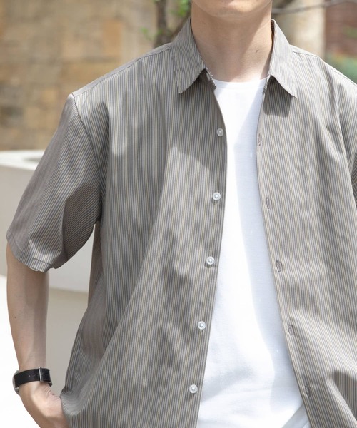 シャツ Multi Stripes R.Collar shirts メンズ | ITEMS URBANRESEARCH | 09