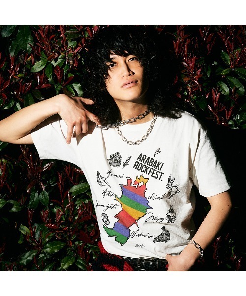 glamb（グラム） tシャツ ARABAKI ROCK FEST.×glamb T-SHIRT メンズ
