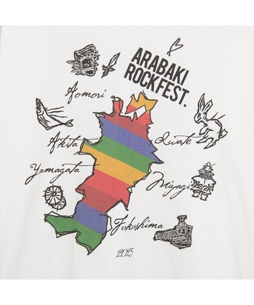 glamb（グラム） tシャツ ARABAKI ROCK FEST.×glamb T-SHIRT メンズ
