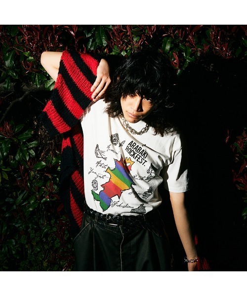 glamb（グラム） tシャツ ARABAKI ROCK FEST.×glamb T-SHIRT メンズ