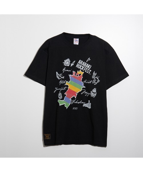新品 ARABAKI ROCK FEST16 黒 Tシャツ S glamb（グラム） tシャツ ARABAKI ROCK FEST.×glamb T-SHIRT メンズ