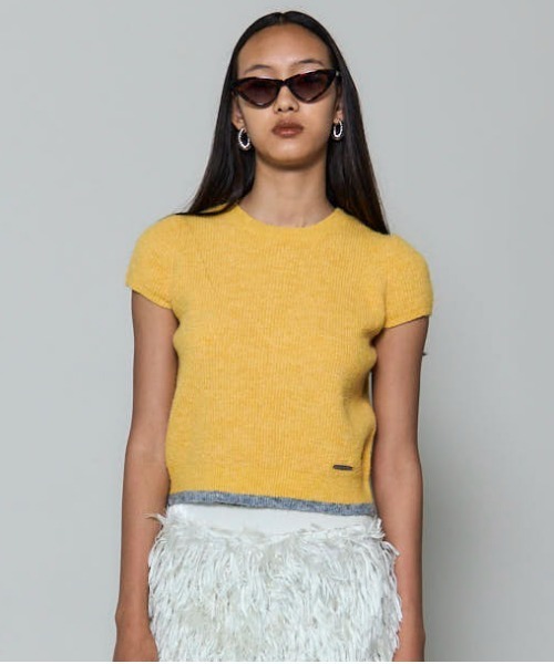 MAISON SPECIAL（メゾンスペシャル） ニット セーター Cap Sleeve Knit