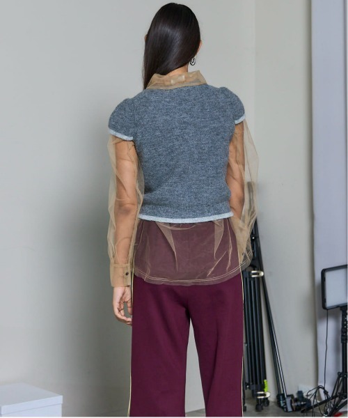 MAISON SPECIAL（メゾンスペシャル） ニット セーター Cap Sleeve Knit