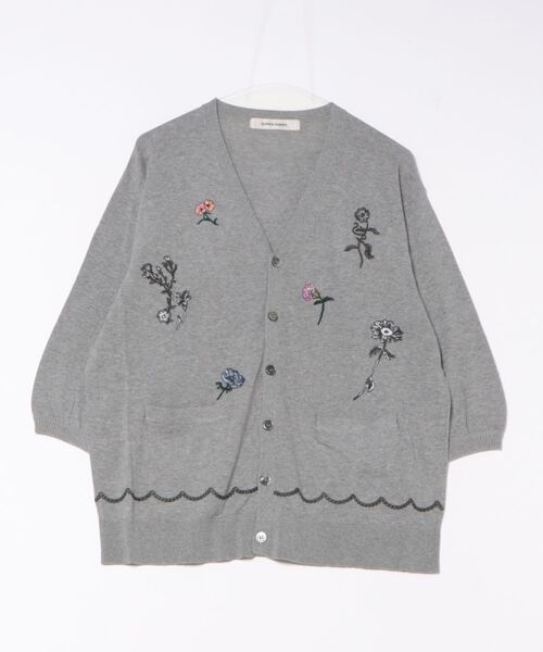 Iamashiwakaページ★+5DD SUPER HAKKA カーディガン ハイツイストコットンスキャタード