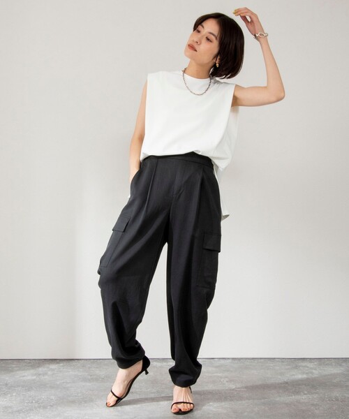 「NOLLEY'S」 カーゴパンツ 36 オリーブ レディース
