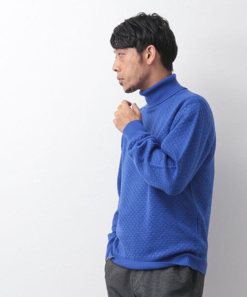 「NOLLEY'S goodman」 タートルネックニット S オレンジ メンズ_画像9