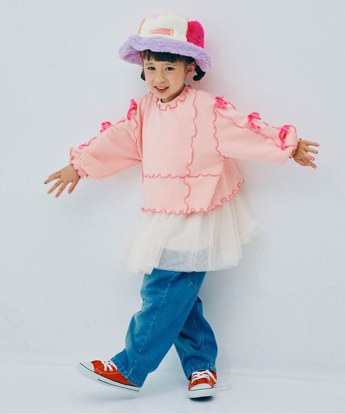 p.premier（ピードットプルミエ） 帽子 ハット マルチカラーファー