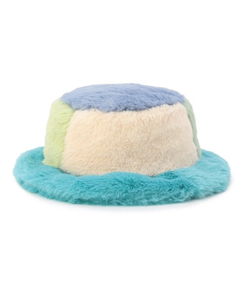 p.premier（ピードットプルミエ） 帽子 ハット マルチカラーファー