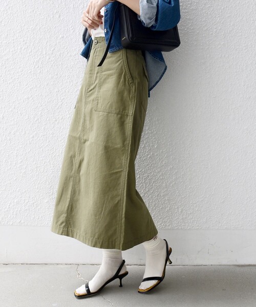 シップス（SHIPS）/【WEB限定】〈洗濯機可能〉ベイカー フレア スカート SHIPS（シップス） スカート 「WEB限定」「洗濯機可能」ベイカー