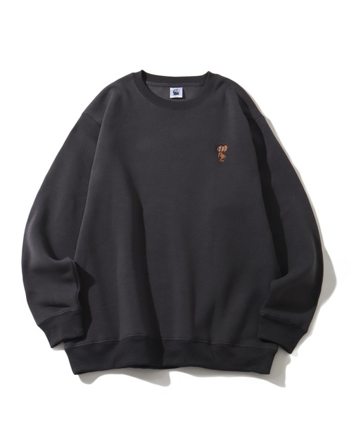 美品✨近年モデル ドゥロワー ツリ 裏毛 スウェット ロゴプリント 日本製 コットン裏毛 ロゴスウェット プルオーバー