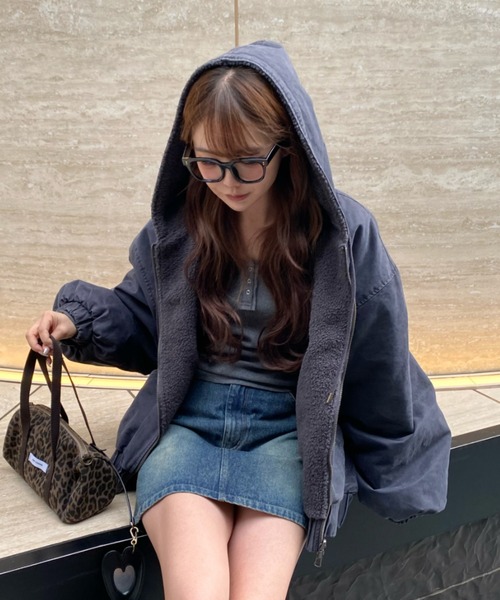 Ray Cassin（レイカズン） ブルゾン アウター オーバーサイズフード