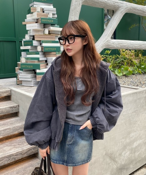 Ray Cassin（レイカズン） ブルゾン アウター オーバーサイズフード