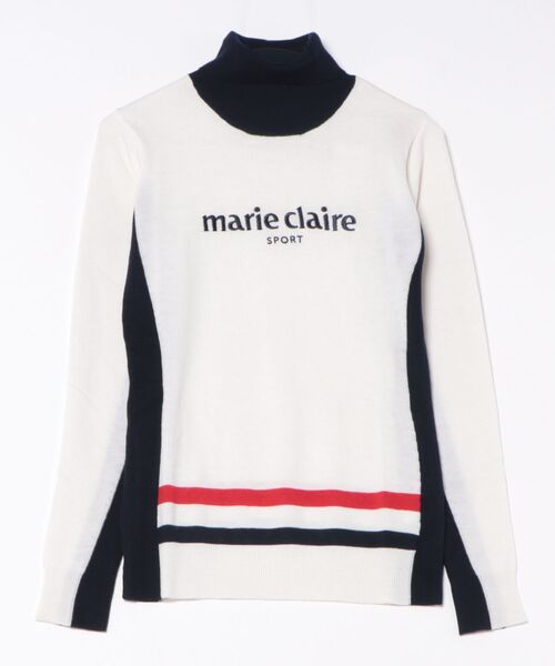 marie claire golf　マリ・クレールゴルフ　ハイネックニット　L marie claire GOLF マリクレール ゴルフウェア セーター レディース
