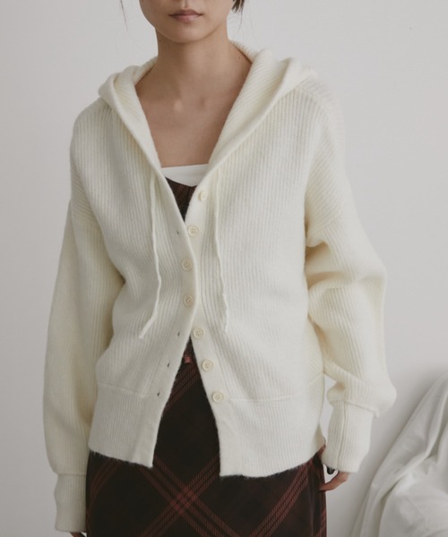 duei（デュイ） カーディガン フーディニットカーディガン レディース  