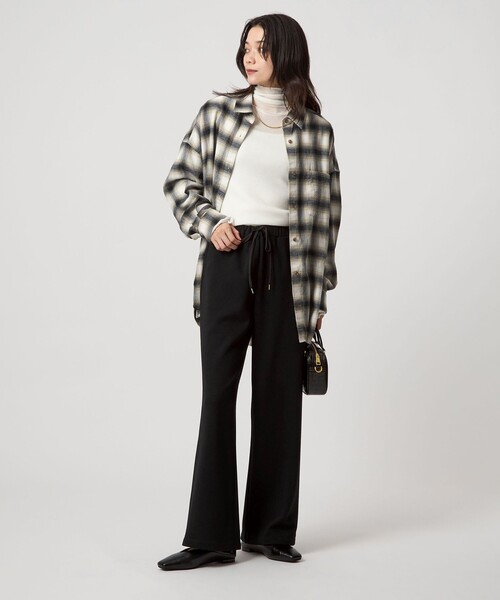 めいこ様green label relaxingパウドレジャケット&ワイドパンツ size SHORT/TALLあり］パウドレ ワイド パンツ