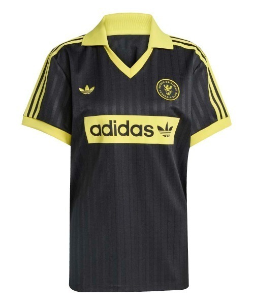 【Mサイズ】【美品】【希少性】adidas ドイツ代表 サッカーシャツ 黒/黄色 adidas（アディダス） tシャツ adidas Originals GRAPHIC FOOTBALL