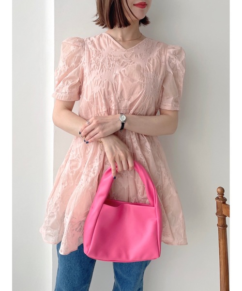 「jumelle」 半袖ワンピース FREE ピンク レディース_画像5