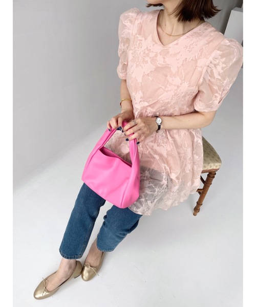 「jumelle」 半袖ワンピース FREE ピンク レディース_画像9