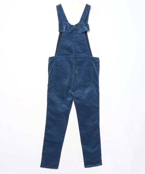 「Verybrain」 ワンポイントオーバーオール M ブルー レディース_画像2