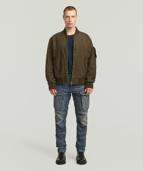 G-STAR RAW ma1 ma-1 GA-1 Washed Bomber/ヴィンテージライク
