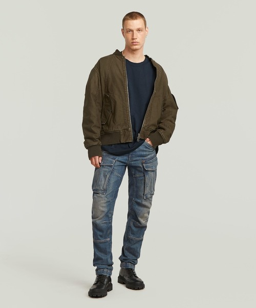G-STAR RAW ma1 ma-1 GA-1 Washed Bomber/ヴィンテージライク