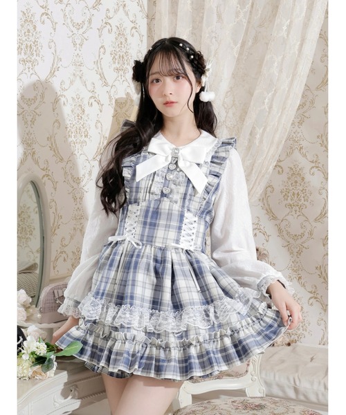 NOEMIE（ノエミー） ワンピース ハートビジューレースアップ