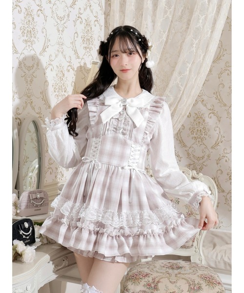 NOEMIE（ノエミー） ワンピース ハートビジューレースアップ