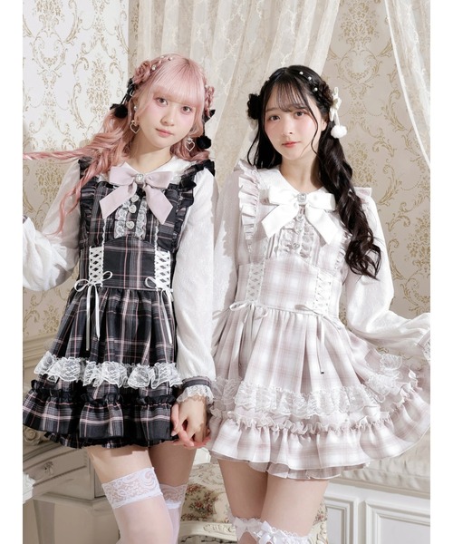 NOEMIE（ノエミー） ワンピース ハートビジューレースアップ