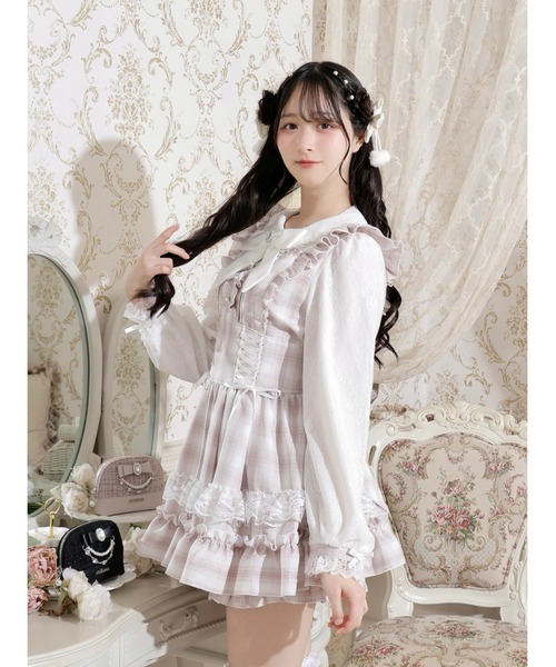 NOEMIE（ノエミー） ワンピース ハートビジューレースアップ