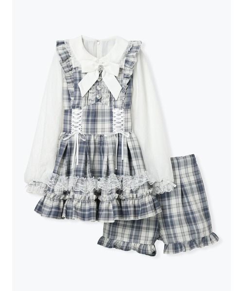 NOEMIE（ノエミー） ワンピース ハートビジューレースアップ