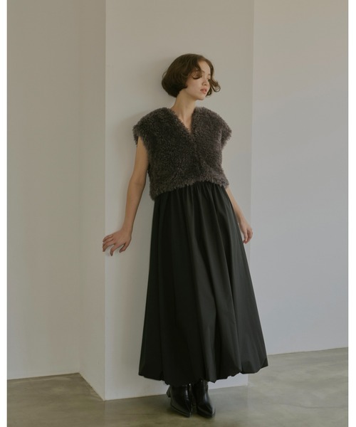 NOTRE emor（ノートルエモア） ワンピース ballerina balloon camisole