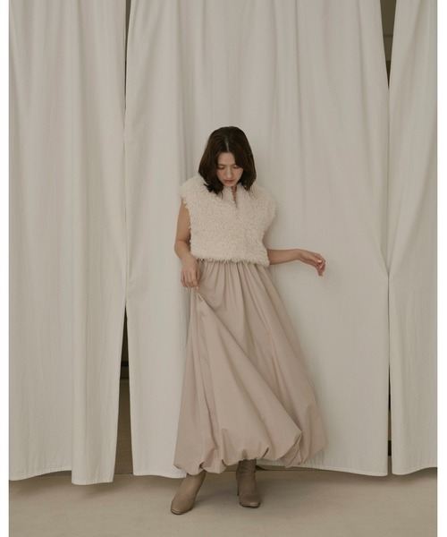 NOTRE emor（ノートルエモア） ワンピース ballerina balloon camisole