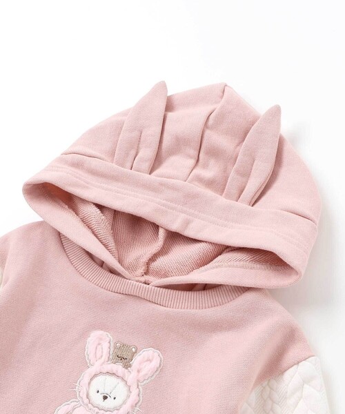 familiar ウサギ刺繍 フリースワンピース 80 楽天市場】【半額】SLAP SLIP 【お揃い】アニマルクマふわふわ