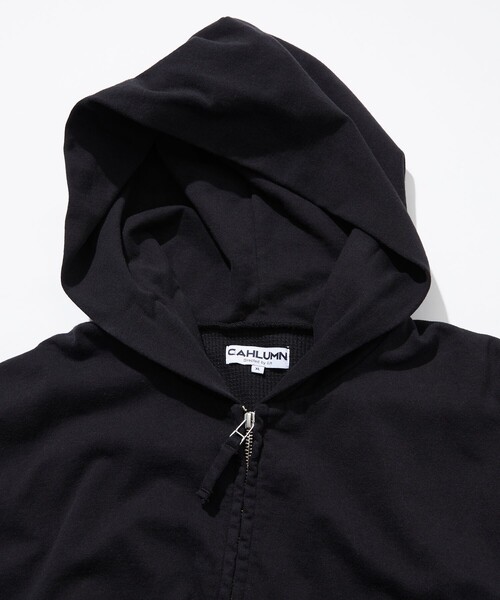 今日のみ値下げ中 CAHLUMN フルジップ パーカー CAHLUMN/カウラム Heavy Weight Jersey Thermal Lined Zip Hoodie