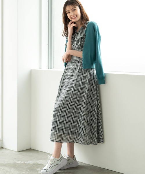 「MISCH MASCH」 ノースリーブワンピース S ブラック レディース_画像4