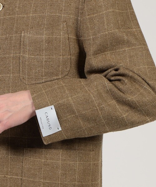 Caruso（カルーゾ） ブルゾン アウター 「別注」CARUSO シルクリネン